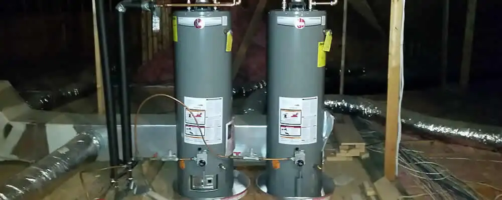Tankless water heater installation for home hot water in Dayton, OH